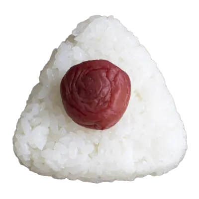 画像：梅のおにぎり