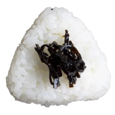 画像：昆布のおにぎり