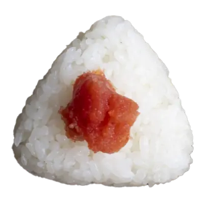 画像：明太子のおにぎり